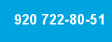 920 722-80-51 920 722-80-51